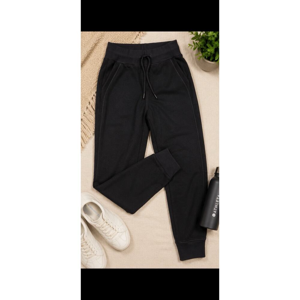 Athleta Black Jogger Pants Women’s Small Drawstring Athletic Lounge